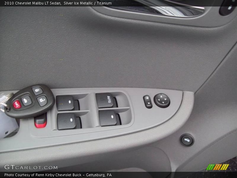 Silver Ice Metallic / Titanium 2010 Chevrolet Malibu LT Sedan