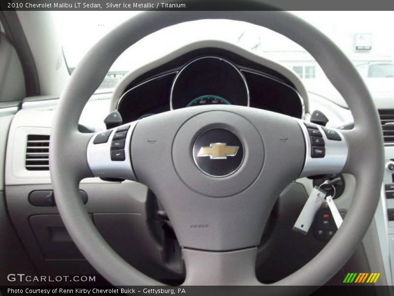 Silver Ice Metallic / Titanium 2010 Chevrolet Malibu LT Sedan