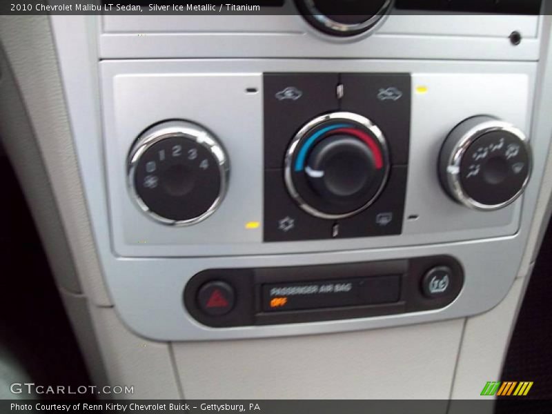 Silver Ice Metallic / Titanium 2010 Chevrolet Malibu LT Sedan