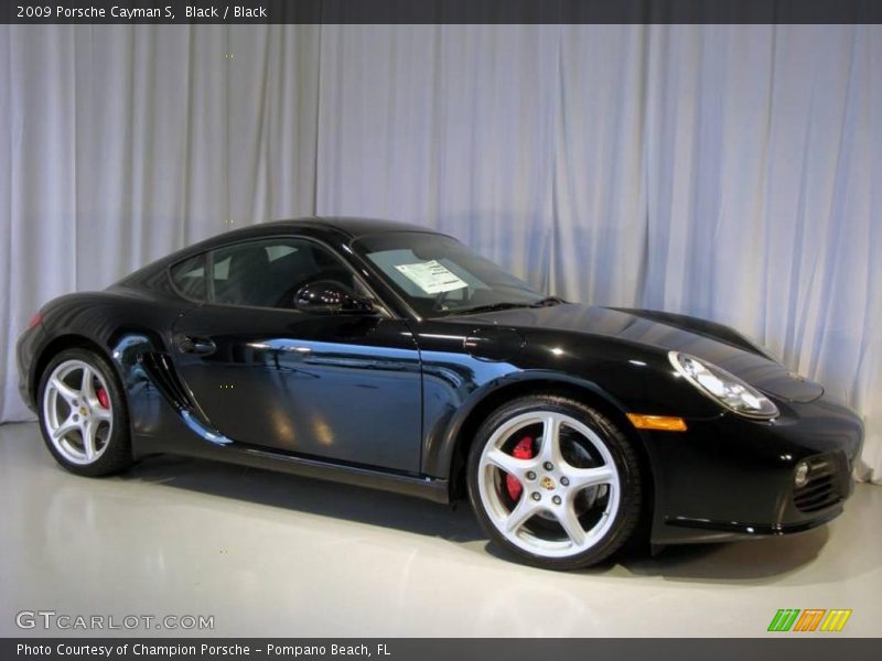 Black / Black 2009 Porsche Cayman S