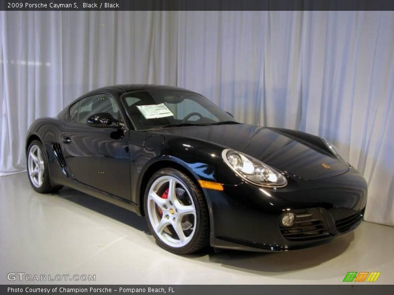 Black / Black 2009 Porsche Cayman S