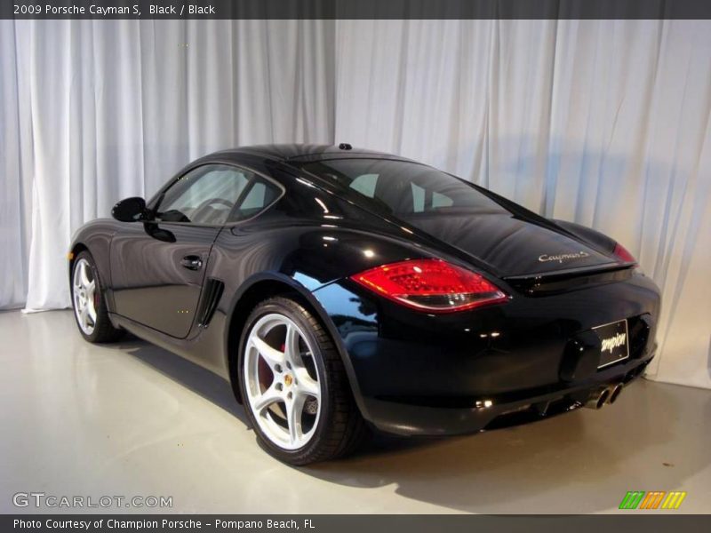 Black / Black 2009 Porsche Cayman S