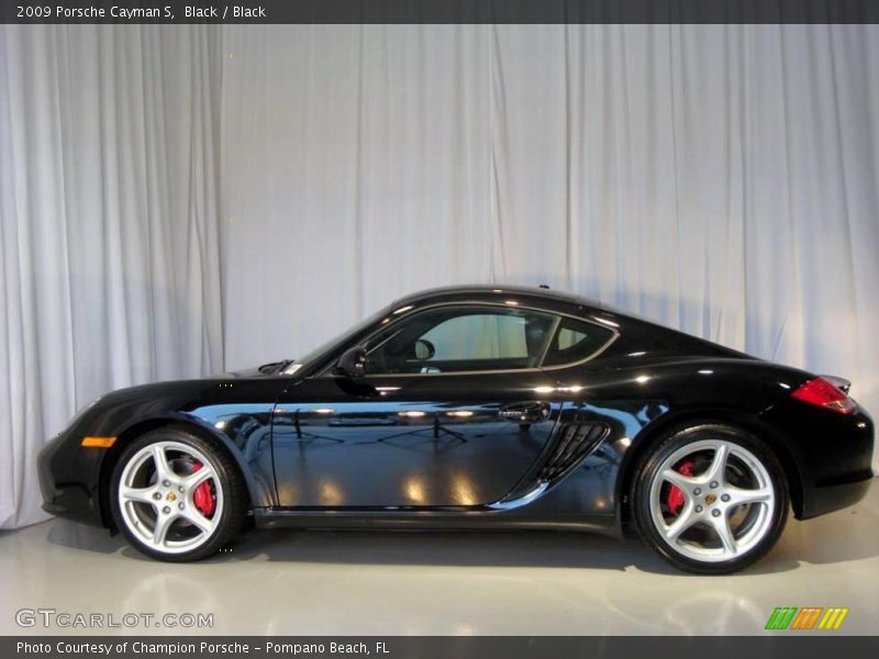 Black / Black 2009 Porsche Cayman S