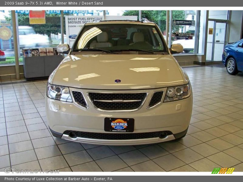 Winter White / Desert Sand 2009 Saab 9-7X 5.3i AWD