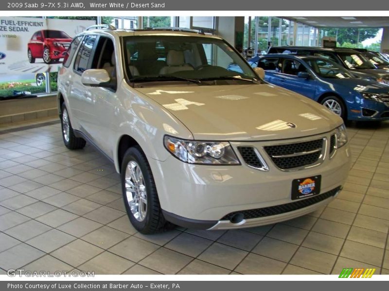 Winter White / Desert Sand 2009 Saab 9-7X 5.3i AWD
