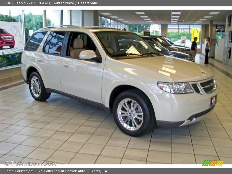 Winter White / Desert Sand 2009 Saab 9-7X 5.3i AWD