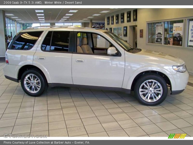 Winter White / Desert Sand 2009 Saab 9-7X 5.3i AWD