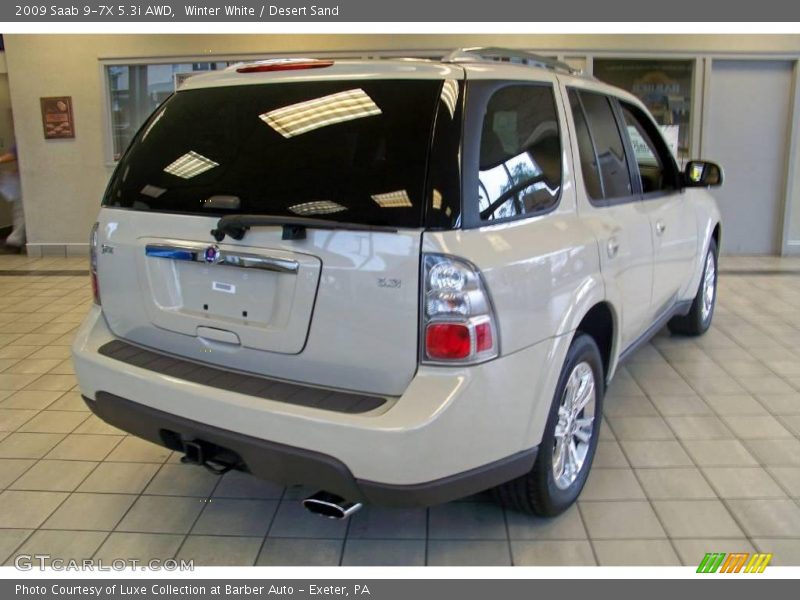 Winter White / Desert Sand 2009 Saab 9-7X 5.3i AWD