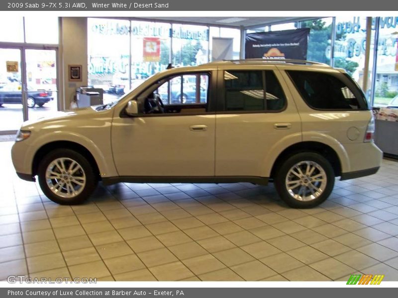 Winter White / Desert Sand 2009 Saab 9-7X 5.3i AWD
