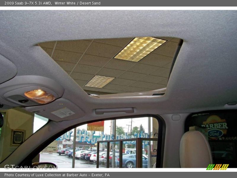 Winter White / Desert Sand 2009 Saab 9-7X 5.3i AWD