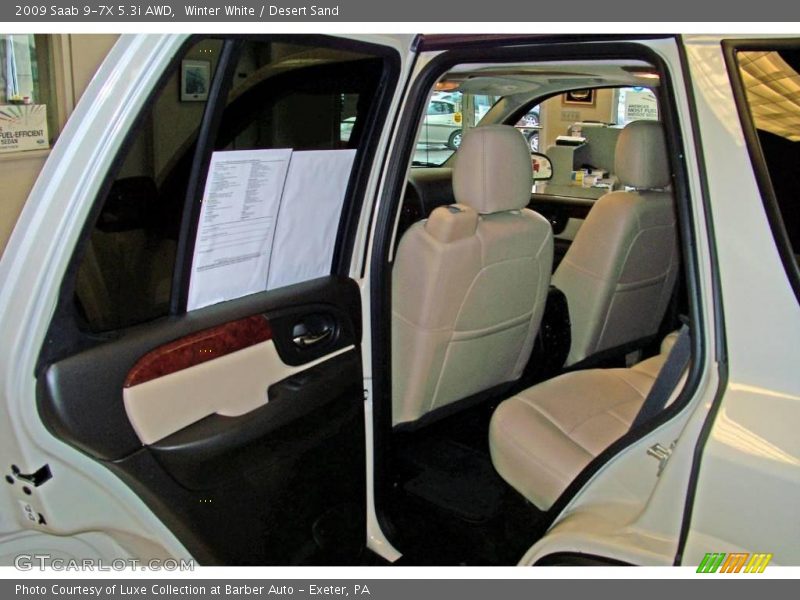 Winter White / Desert Sand 2009 Saab 9-7X 5.3i AWD