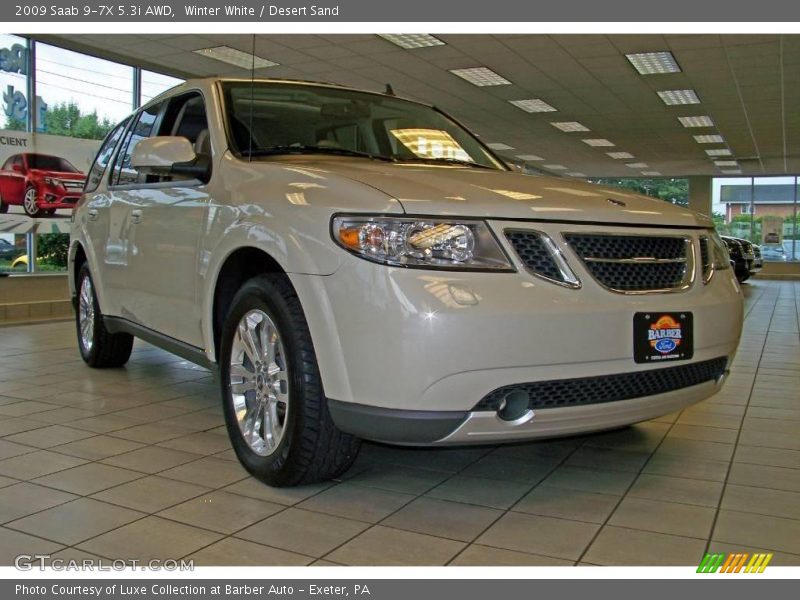 Winter White / Desert Sand 2009 Saab 9-7X 5.3i AWD