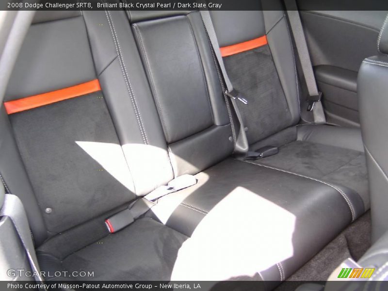 Brilliant Black Crystal Pearl / Dark Slate Gray 2008 Dodge Challenger SRT8
