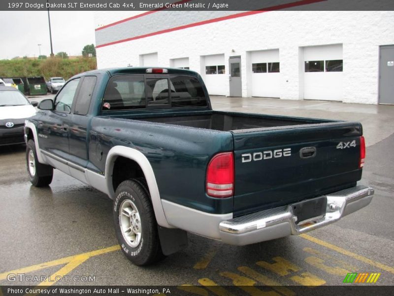 Emerald Green Metallic / Agate 1997 Dodge Dakota SLT Extended Cab 4x4