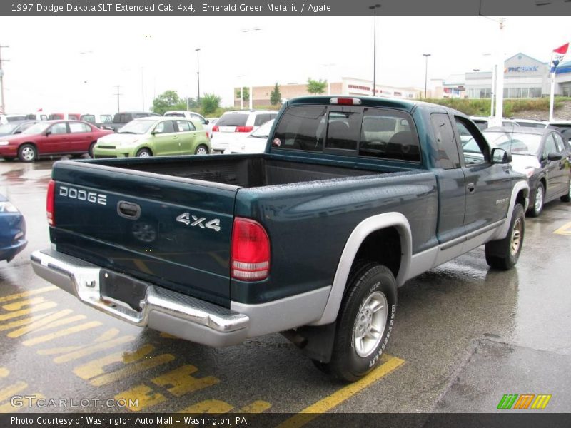 Emerald Green Metallic / Agate 1997 Dodge Dakota SLT Extended Cab 4x4