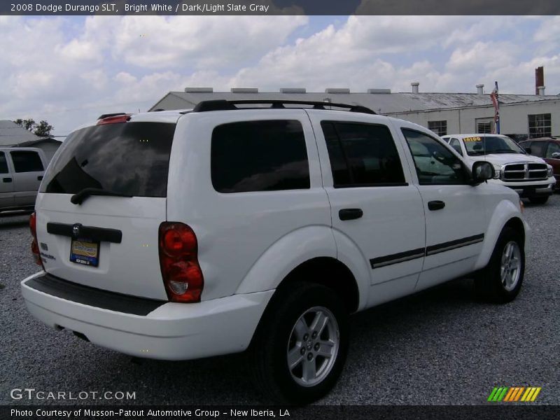 Bright White / Dark/Light Slate Gray 2008 Dodge Durango SLT