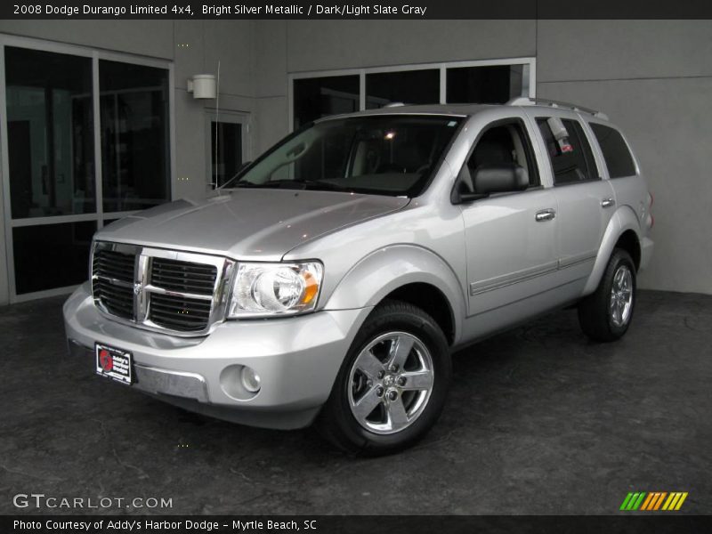 Bright Silver Metallic / Dark/Light Slate Gray 2008 Dodge Durango Limited 4x4