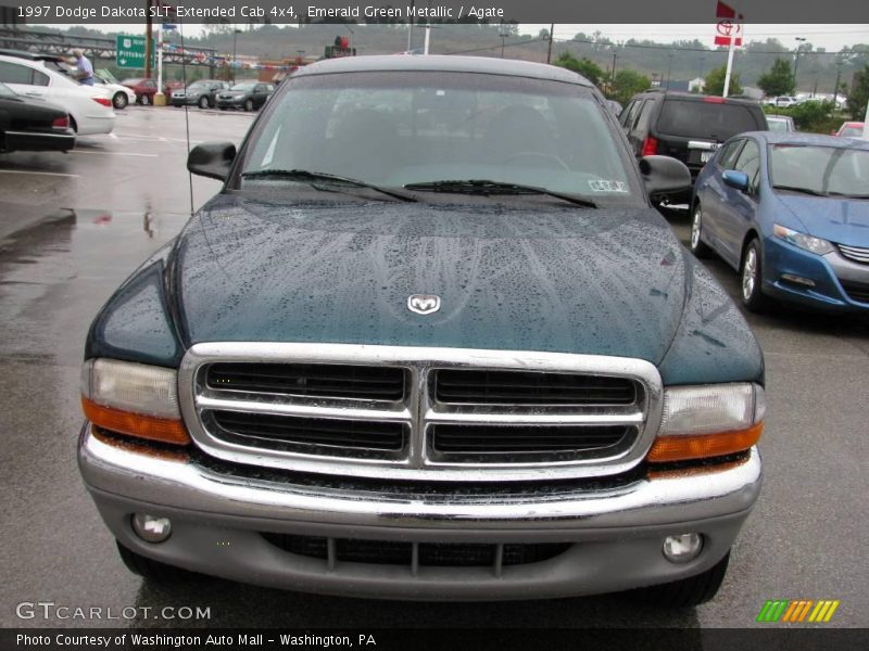 Emerald Green Metallic / Agate 1997 Dodge Dakota SLT Extended Cab 4x4