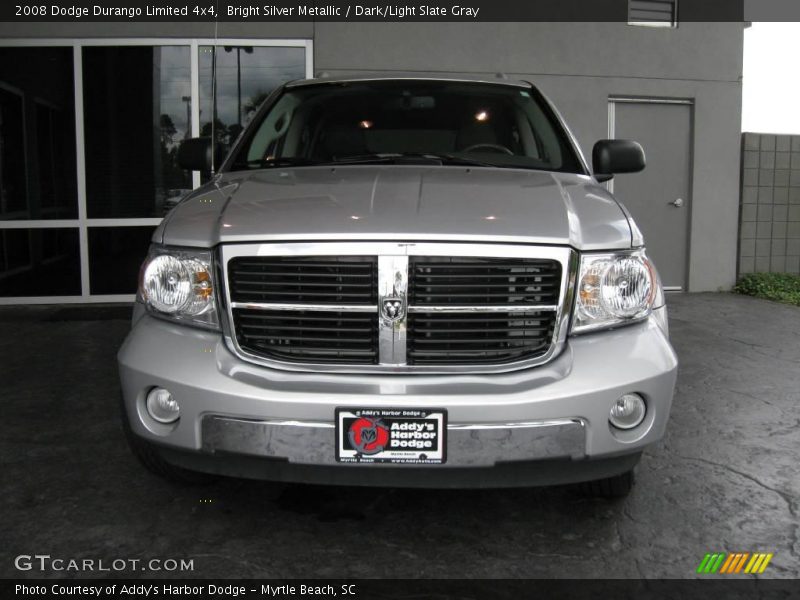 Bright Silver Metallic / Dark/Light Slate Gray 2008 Dodge Durango Limited 4x4