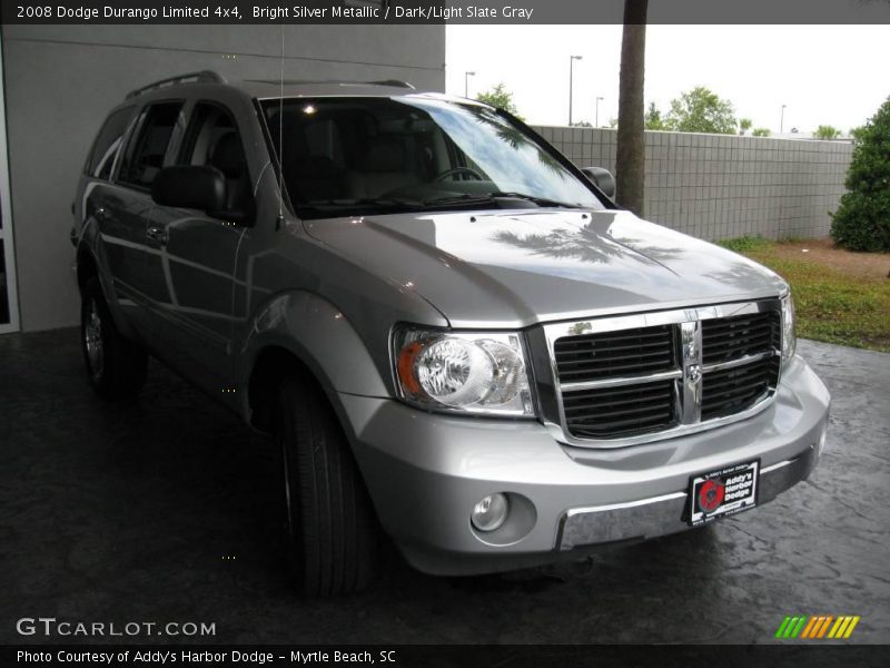 Bright Silver Metallic / Dark/Light Slate Gray 2008 Dodge Durango Limited 4x4