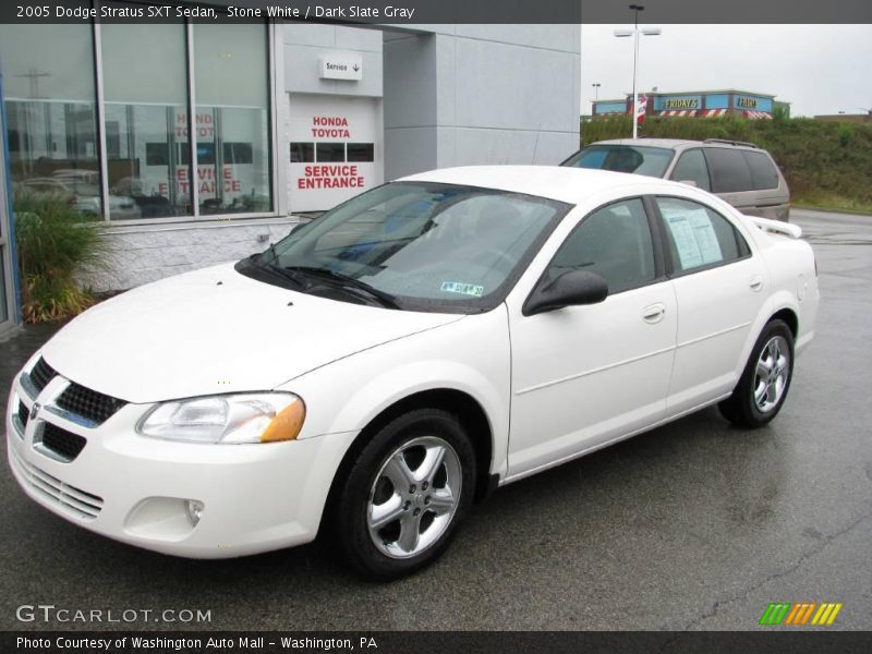 Stone White / Dark Slate Gray 2005 Dodge Stratus SXT Sedan