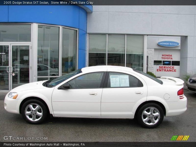 Stone White / Dark Slate Gray 2005 Dodge Stratus SXT Sedan