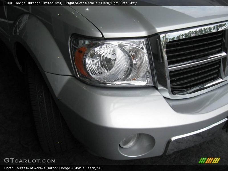 Bright Silver Metallic / Dark/Light Slate Gray 2008 Dodge Durango Limited 4x4