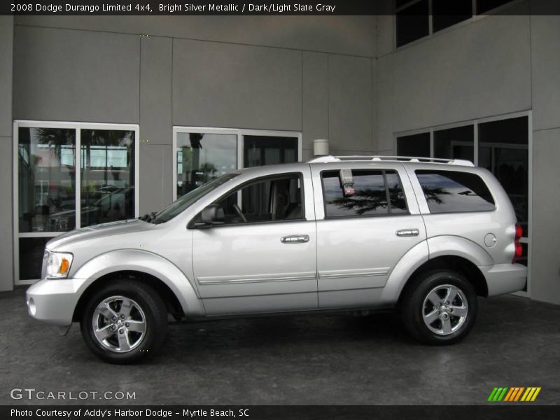 Bright Silver Metallic / Dark/Light Slate Gray 2008 Dodge Durango Limited 4x4