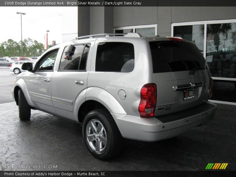 Bright Silver Metallic / Dark/Light Slate Gray 2008 Dodge Durango Limited 4x4