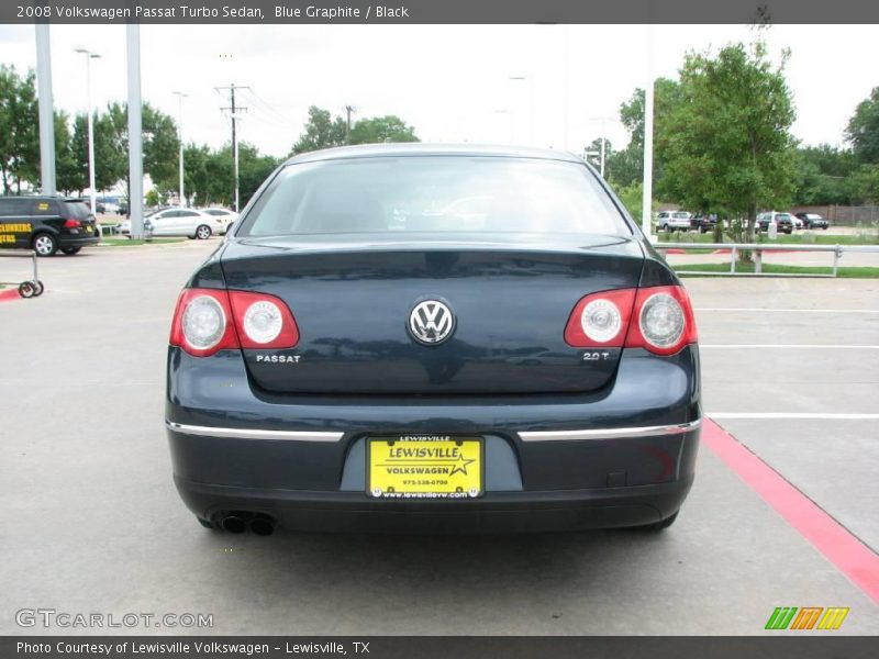 Blue Graphite / Black 2008 Volkswagen Passat Turbo Sedan