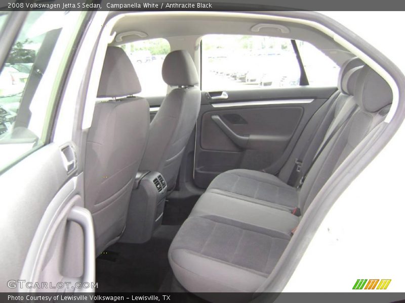 Campanella White / Anthracite Black 2008 Volkswagen Jetta S Sedan