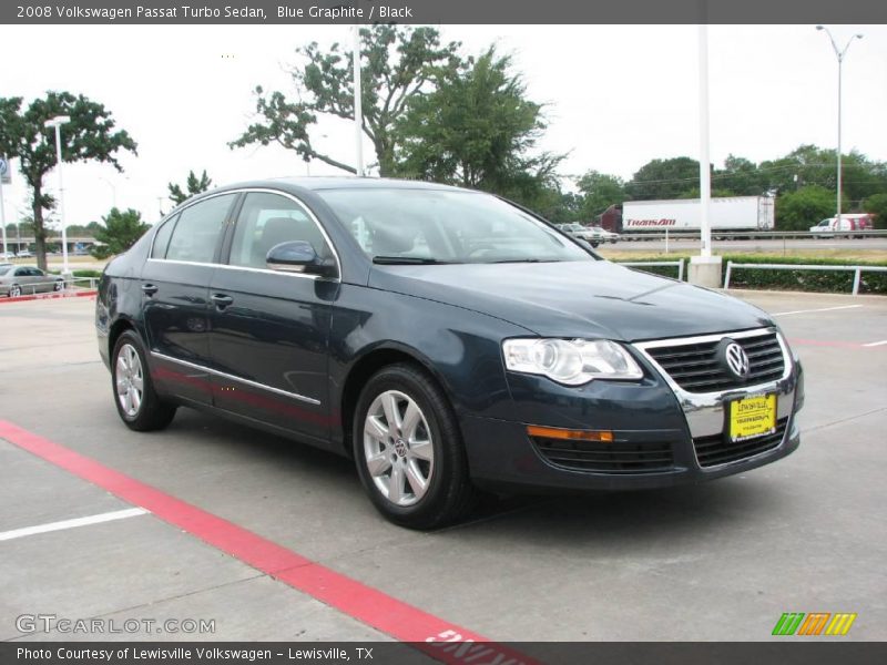 Blue Graphite / Black 2008 Volkswagen Passat Turbo Sedan