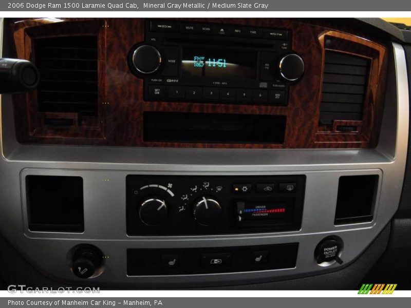 Mineral Gray Metallic / Medium Slate Gray 2006 Dodge Ram 1500 Laramie Quad Cab