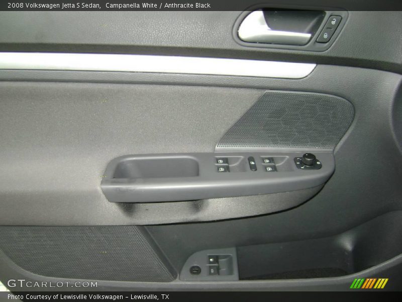 Campanella White / Anthracite Black 2008 Volkswagen Jetta S Sedan