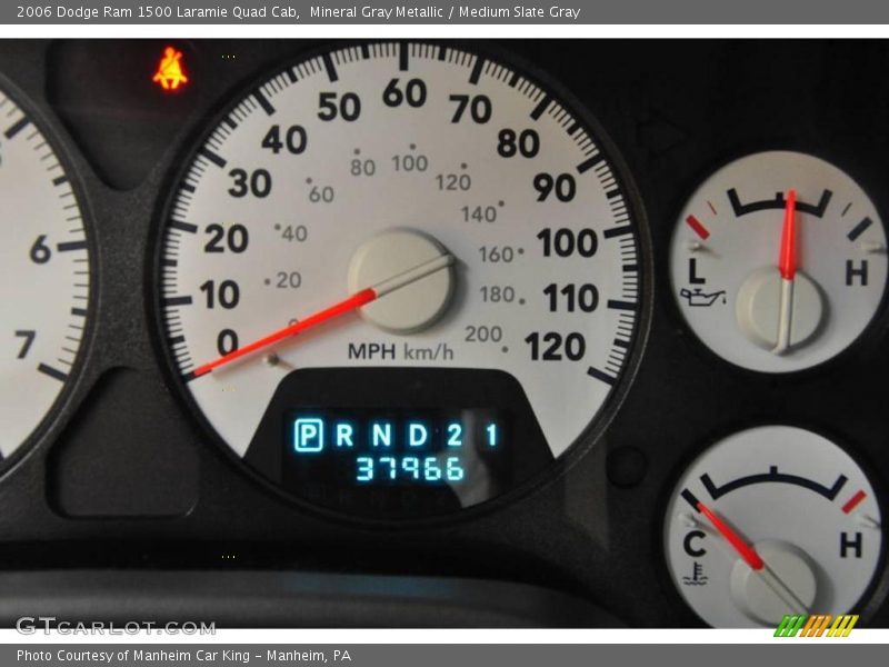 Mineral Gray Metallic / Medium Slate Gray 2006 Dodge Ram 1500 Laramie Quad Cab