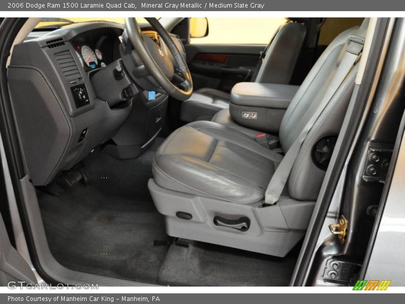 Mineral Gray Metallic / Medium Slate Gray 2006 Dodge Ram 1500 Laramie Quad Cab