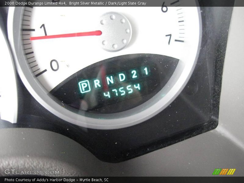 Bright Silver Metallic / Dark/Light Slate Gray 2008 Dodge Durango Limited 4x4