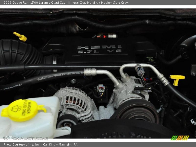 Mineral Gray Metallic / Medium Slate Gray 2006 Dodge Ram 1500 Laramie Quad Cab