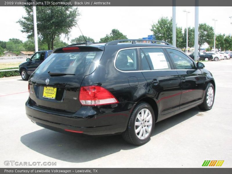 Black Uni / Anthracite 2009 Volkswagen Jetta TDI SportWagen