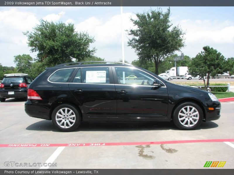 Black Uni / Anthracite 2009 Volkswagen Jetta TDI SportWagen