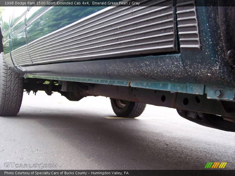 Emerald Green Pearl / Gray 1998 Dodge Ram 1500 Sport Extended Cab 4x4