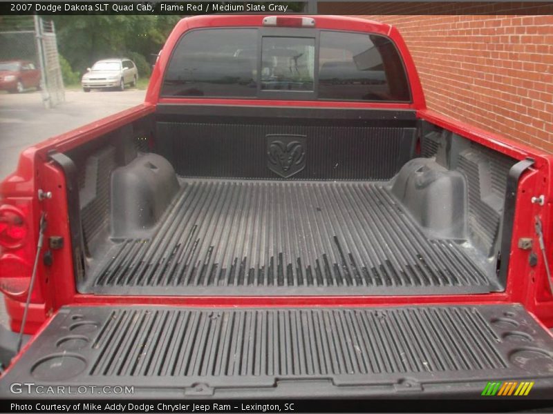 Flame Red / Medium Slate Gray 2007 Dodge Dakota SLT Quad Cab