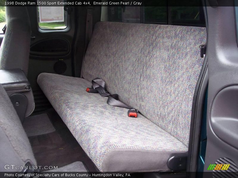 Emerald Green Pearl / Gray 1998 Dodge Ram 1500 Sport Extended Cab 4x4