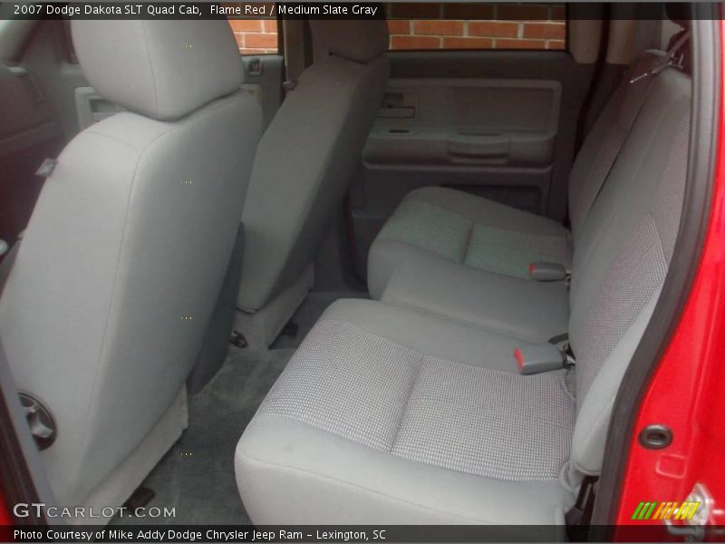 Flame Red / Medium Slate Gray 2007 Dodge Dakota SLT Quad Cab