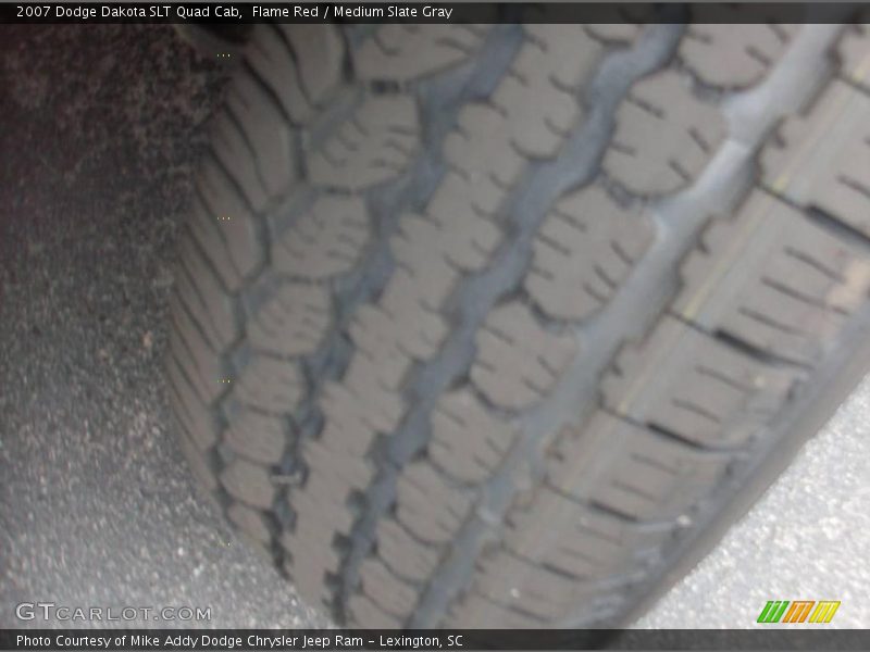 Flame Red / Medium Slate Gray 2007 Dodge Dakota SLT Quad Cab