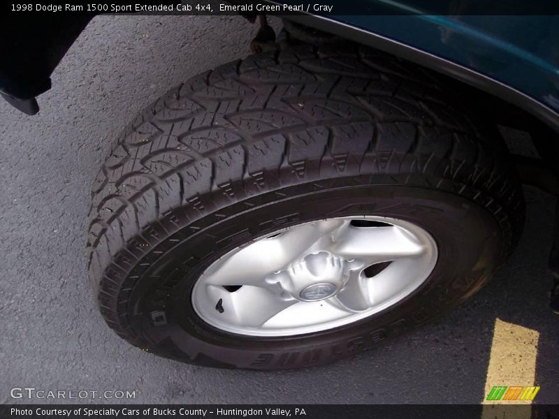 Emerald Green Pearl / Gray 1998 Dodge Ram 1500 Sport Extended Cab 4x4