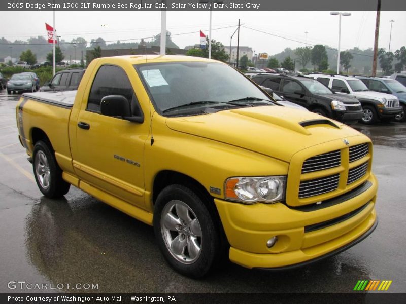 Solar Yellow / Dark Slate Gray 2005 Dodge Ram 1500 SLT Rumble Bee Regular Cab