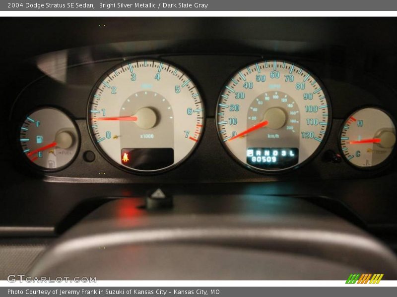 Bright Silver Metallic / Dark Slate Gray 2004 Dodge Stratus SE Sedan