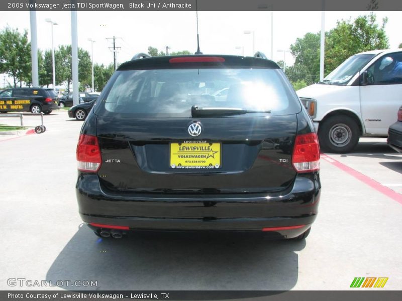 Black Uni / Anthracite 2009 Volkswagen Jetta TDI SportWagen