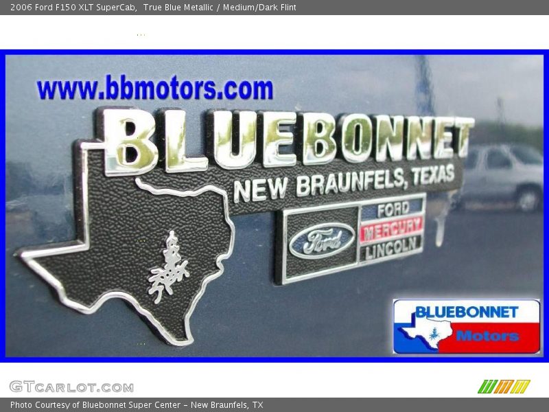 True Blue Metallic / Medium/Dark Flint 2006 Ford F150 XLT SuperCab
